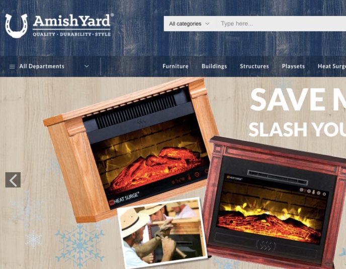 Amish Yard - Pittsburgh ecommerce design