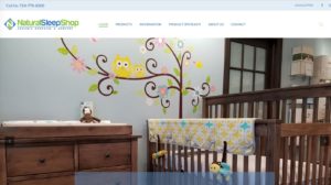 The Natural Sleep Shop - Pittsburgh Web Design