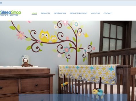 The Natural Sleep Shop - Pittsburgh Web Design